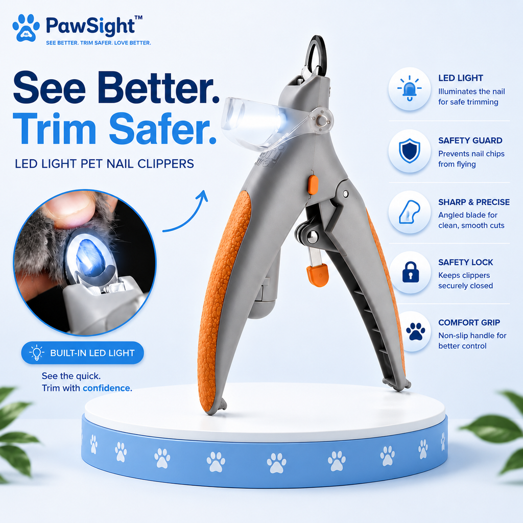 PawSight™ Led Nail Clippers