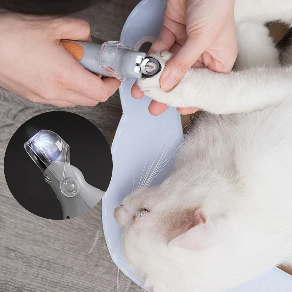 Pet Nail Clipper Led Light Nail Clippers Dog Nail Professional Pet Scissors Pet Cat Dog Clipper Scissors